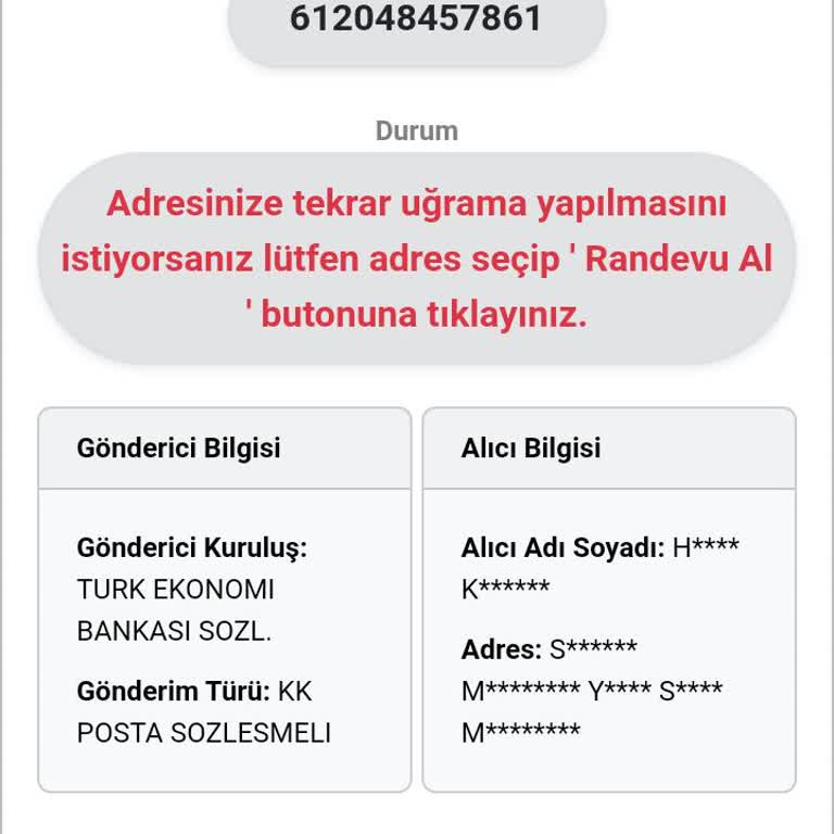 Kredi Kartı Teslimatındaki Sorunlar