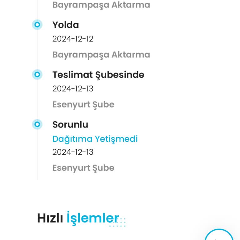 Kargo Teslimatında Sürekli Gecikme Sorunu