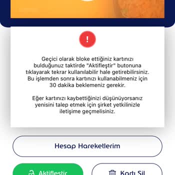 Yemek Kartı Bakiyesine Erişim Sorunu