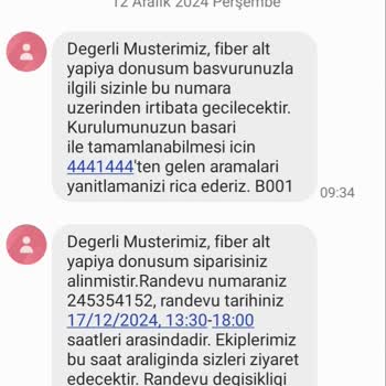 Türk Telekom'un Yanlış Randevu Ve Kesilen İnternet Sorunu