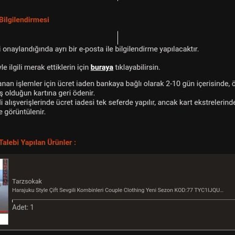 Geciken İade Süreci