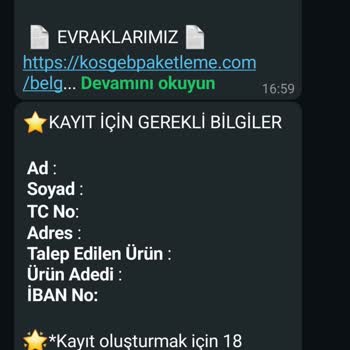 Kişisel Bilgilerimin İzinsiz Kullanımına Karşı Uyarı