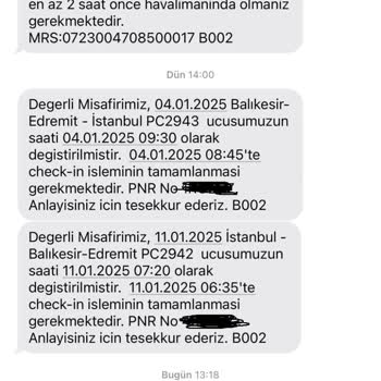 Pegasus İle Sürekli Değişen Uçuş Saatleri Ve İptaller