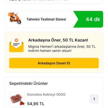 Migros Hemen: Geç Teslimat Ve Bozuk Ürün Sorunu