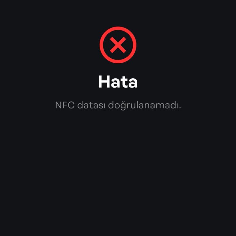 Papara Sözleşmeli Hesap Başvurusunda NFC Doğrulama Sorunu