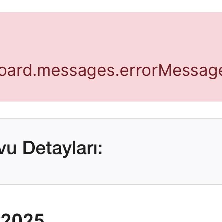 Vize Randevu Erteleme Sorunu Ve Sistem Hatası