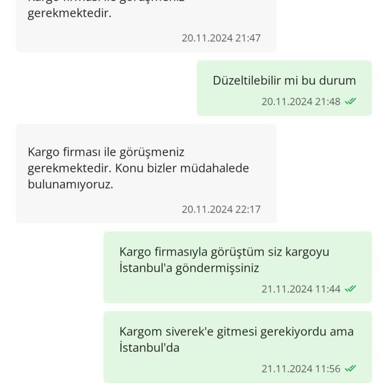Yanlış Adrese Giden Sipariş Sorunu