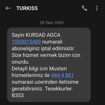 İptal Edilen Abonelikten Gelen Haksız Borç Ve Tehdit