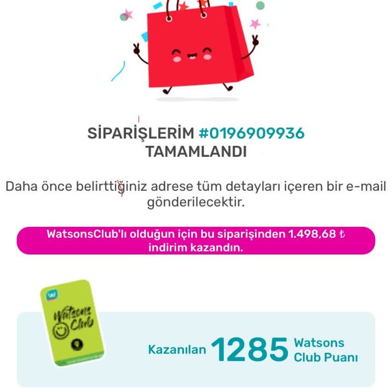 Watsons Online Alışverişte Teslimat Ve İletişim Sorunu