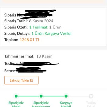 Aras Kargo İle 1.5 Ay Süren Teslimat Çilesi