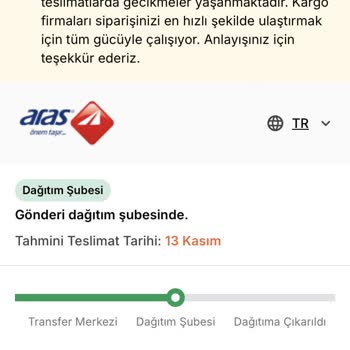 Aras Kargo İle 1.5 Ay Süren Teslimat Çilesi