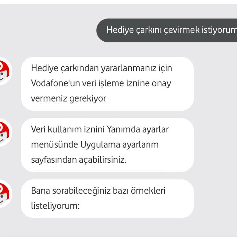 Vodafone Yanımda Uygulamasında Çark Çevirme Sorunu