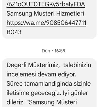 Samsung Servis Sürecinde Şeffaflık Eksikliği Ve Yanıltıcı İletişim