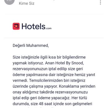 Hotels.com İletişim Sorunu Ve Rezervasyon İptal Stresi