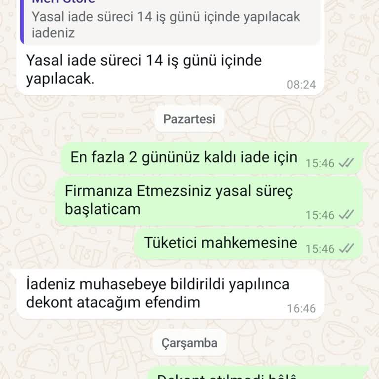 Meri Store'den İade Ücreti Sorunu: 1700 TL Hâlâ Yatmadı