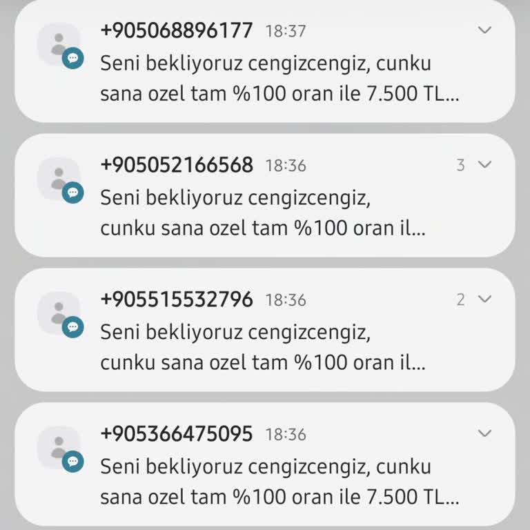 Sürekli Gelen Yanlış Mesajlar Ve Aramalar Yüzünden Mağduriyet