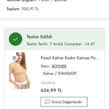 Eksik Zincirle Gelen Hediye Çanta: Boyner'den Çözüm Bekliyorum