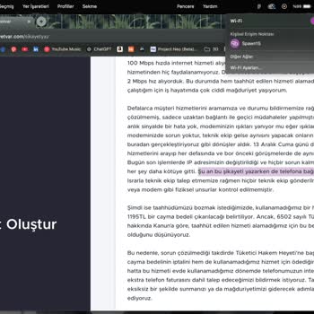 İnternet Hizmeti Kesintisi Ve Haksız Cayma Bedeli Sorunu