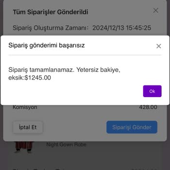 E-ticaret Platformunda Yaşanan Ödeme Sorunu