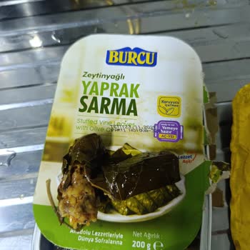 Burcu Gıda Yaprak Sarması Hayal Kırıklığı