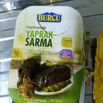 Burcu Gıda Yaprak Sarması Hayal Kırıklığı
