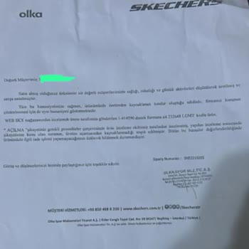 Skechers Ayakkabılarında Kalite Sorunu Ve Müşteri Hizmetleri Hayal Kırıklığı