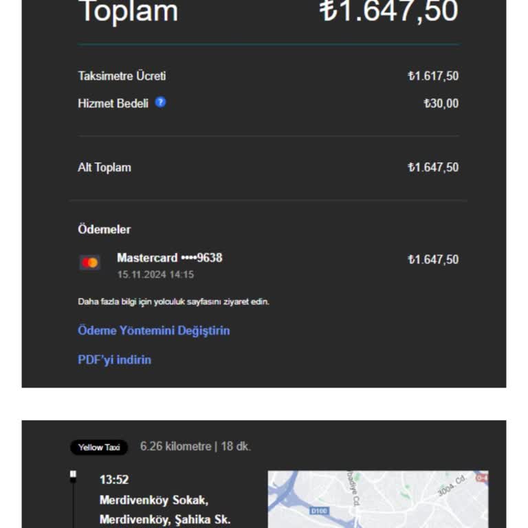 Uber Yolculuğunda Aşırı Ücretlendirme Sorunu