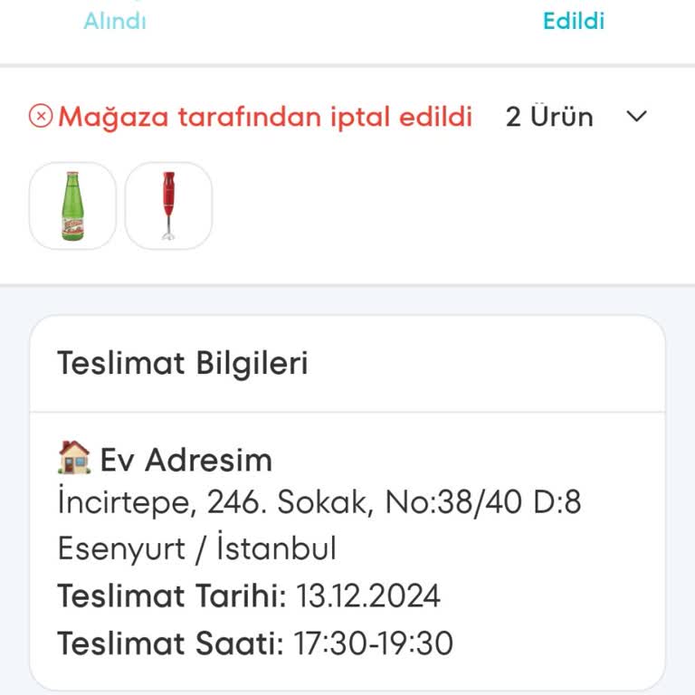 A101'de Sorumsuzluk: İptal Edilen Sipariş Ve İletişimsizlik