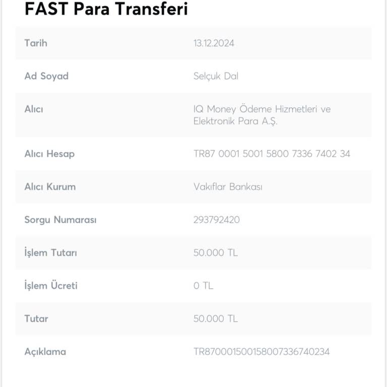 Papara Hesabımdan Bilgim Dışında Yapılan Büyük Para Transferi