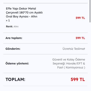 Sipariş İptali Ve Para İadesi Talebi