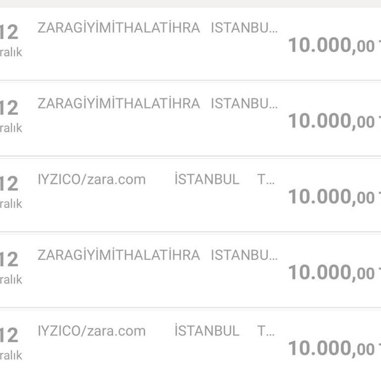 Zara'da Kart Güvenliği Sorunu