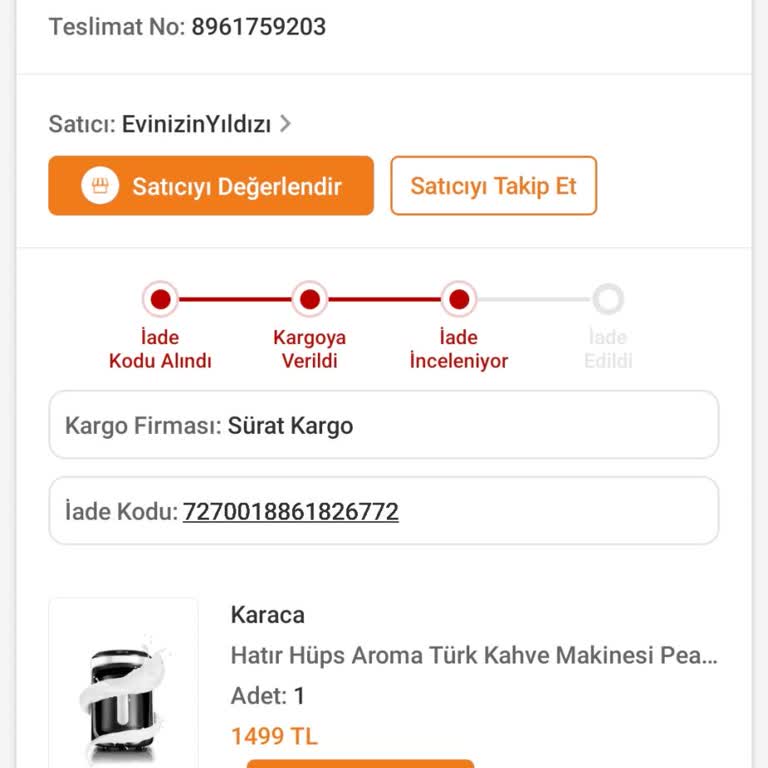Trendyol'da İade Ve Müşteri Hizmetleri Sorunu