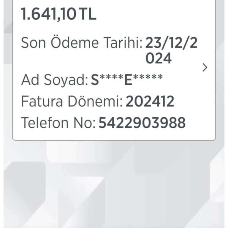 Çocuk Hattı Üzerinden Yüksek Fatura Şoku