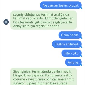 Yanlış Ürün Teslimatı Ve İlgisiz Müşteri Hizmeti