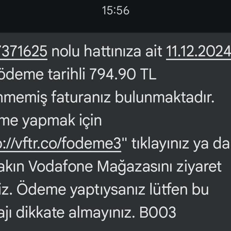 Fahiş Ücret Şoku: Vodafone'dan Anlamsız Fatura