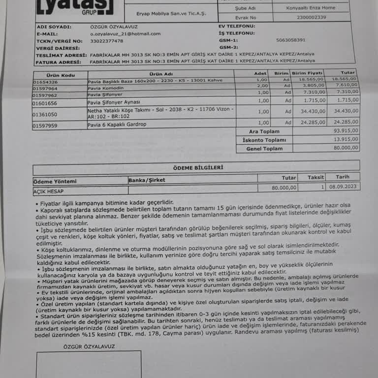 Yanıltıcı Bilgilendirme Ve Ekstra Ücret Talebiyle Müşteri Mağduriyeti