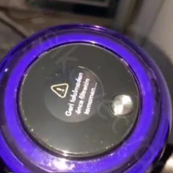 Dyson Filtreyi Temizleme Uyarısı!