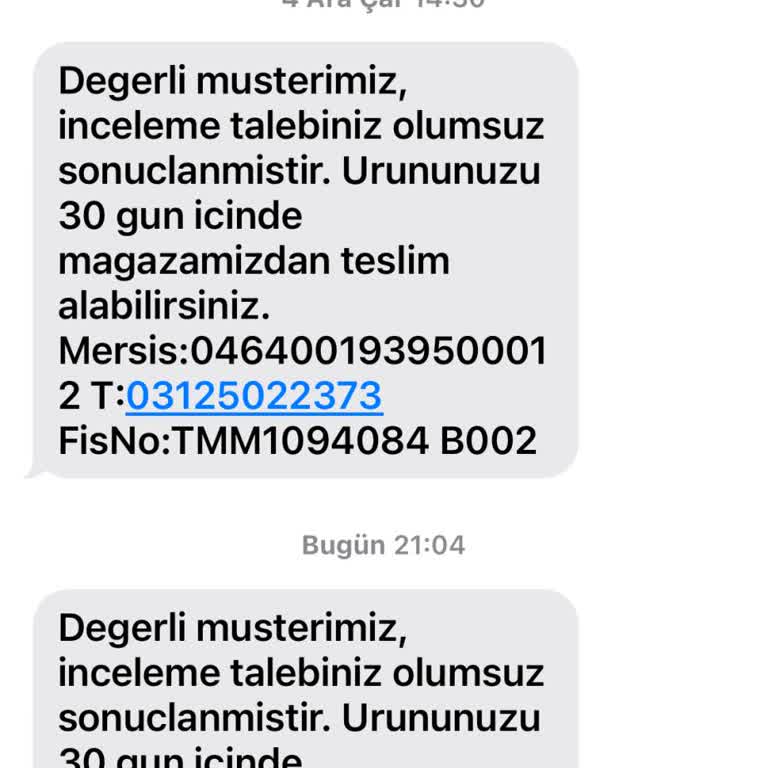 Hotiç Çanta Kalitesi Ve Müşteri Hizmetleri Hayal Kırıklığı