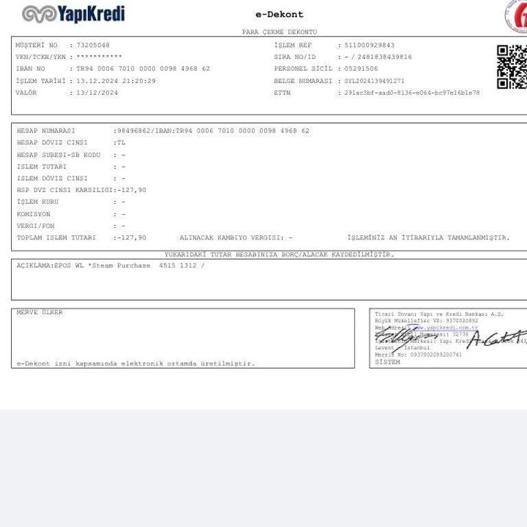 İzinsiz Hesap Çekimi Şikayeti