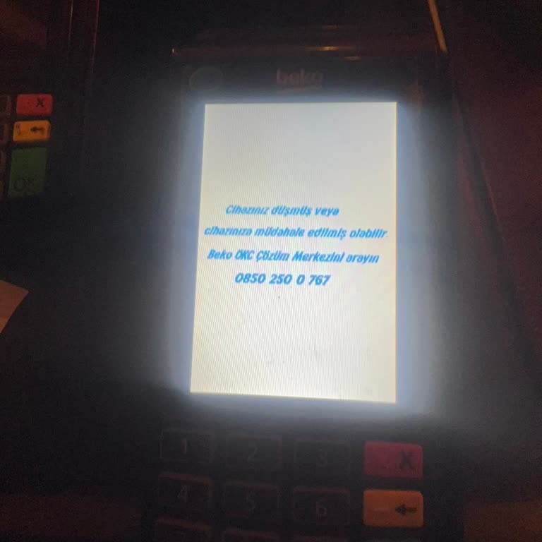 Yazarkasa Pos Cihazı Uyarı Sorunu
