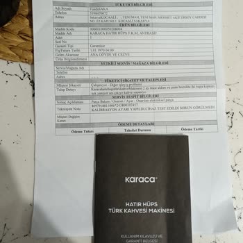 Bozuk Kahve Makinesi Değişim Sorunu