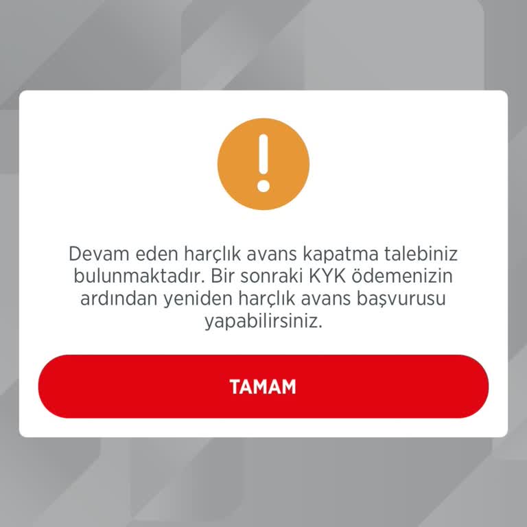 Harçlık Avans Sorunu: Yardım Alamıyorum!