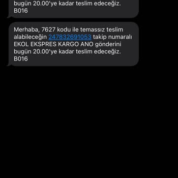 Kargom Teslim Edilmedi Ve Yanıltıcı Bilgilendirme