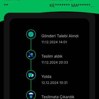 Kargom Teslim Edilmedi Ve Yanıltıcı Bilgilendirme