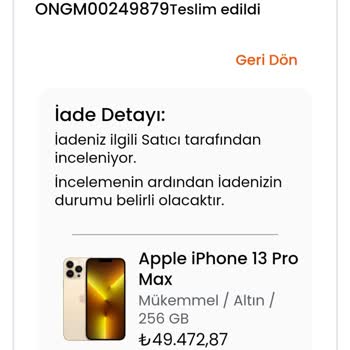 Getmobil'den Alınan Arızalı İphone Ve Geciken İade Süreci