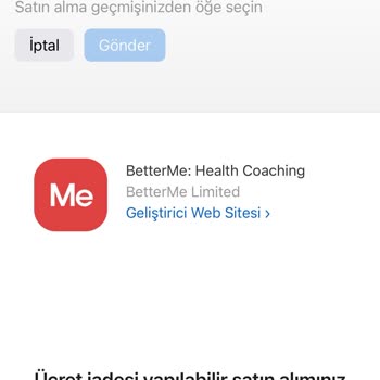 Betterme Yetkisiz Ödemeler Ve İptal Edilemeyen Abonelik Sorunu