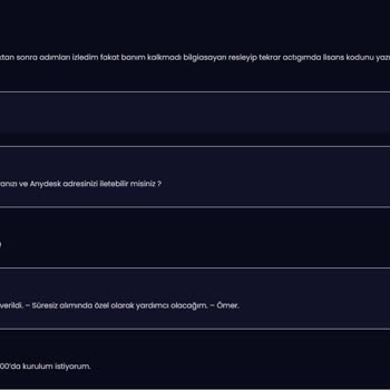 Kurulum Sorunu Ve Ek Ücret Talepleri