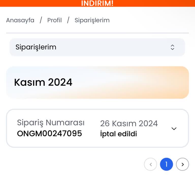 İptal Edilen Sipariş Ve Geciken Para İadesi Mağduriyeti