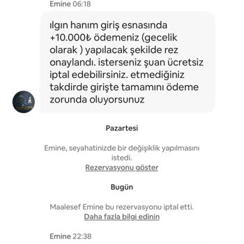 Rezervasyon Sonrası Fiyat Artışı Ve İptal Sorunu
