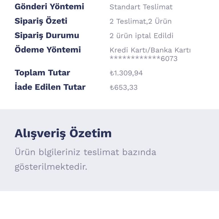 Sipariş İptali Ve Yanıltıcı Kampanya Deneyimi